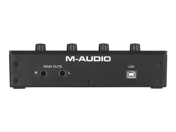 M-AUDIO M-Track Duo USB-ljudgränssnitt Crystal Förförstärkare 16 bit 48 kHz Svart