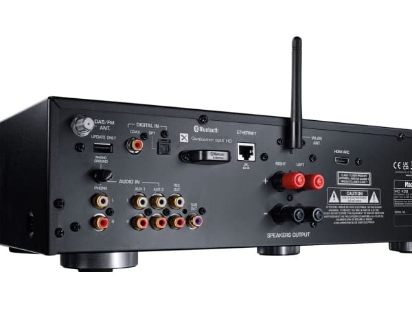 Magnat MC 400 - Network audio player / CD player / radio tuner / DAB radio tuner - 2 x 100 Watt - svart