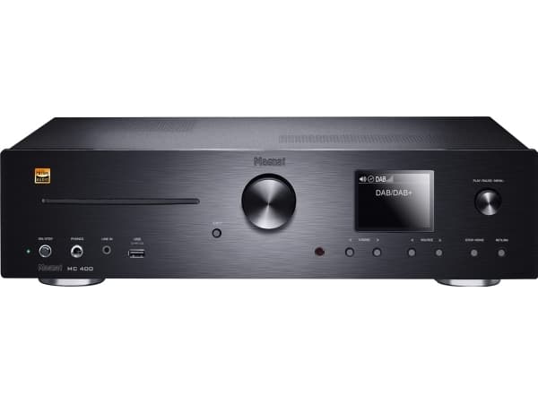 Magnat MC 400 - Network audio player / CD player / radio tuner / DAB radio tuner - 2 x 100 Watt - svart