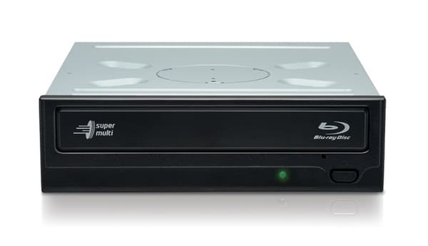 Hitachi-LG Super Multi Blu-ray Writer optiske stasjoner Intern Blu-Ray RW Svart Sort