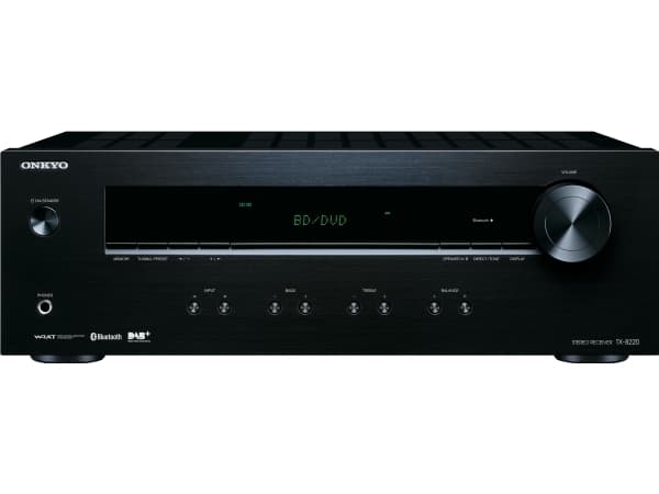 Onkyo TX-8220 stereoforsterker, sort