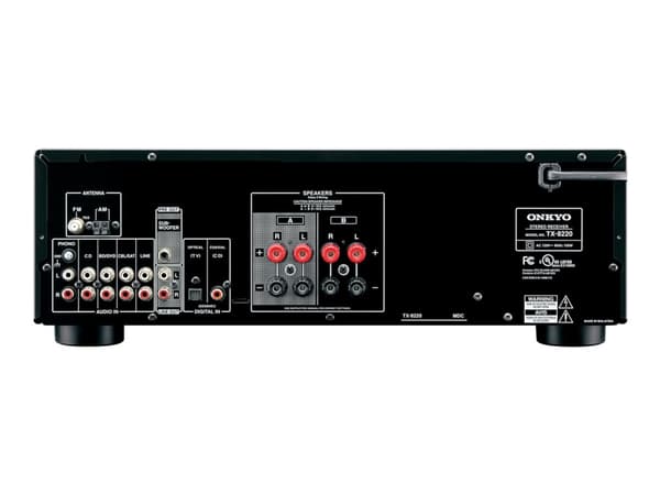 Onkyo TX-8220 stereoforsterker, sort
