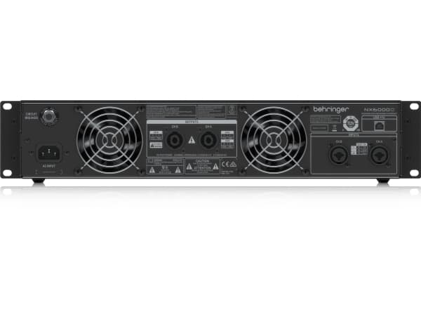 Behringer NX6000D, 2.0 kanaler, 3000 W, D, 48 dB, 4 O, 8 O