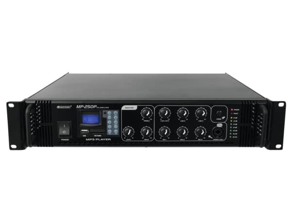 Omnitronic 80709641, 250 W, A/B, 0,5%, 85 dB, 80 - 14000 Hz, Klemmer