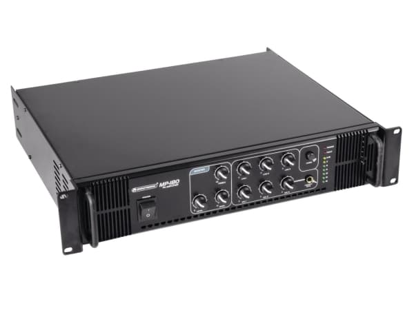 Omnitronic 80709630, 180 W, A/B, 0,5%, 85 dB, 80 - 14000 Hz, Klemmer