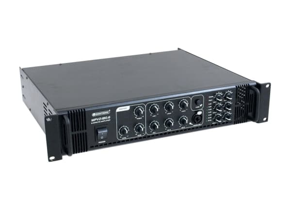 Omnitronic 80709781, 180 W, A/B, 0,5 %, 85 dB, 80 - 16000 Hz, puristinliitännät