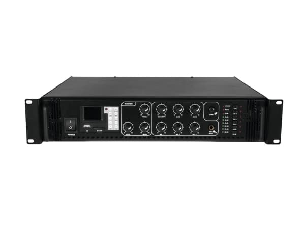 Omnitronic 80709752, 500 W, A/B, 0,5%, 85 dB, 80 - 16000 hz, Klämplintar