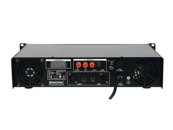 Omnitronic 80709820, 650 W, A/B, 0,5%, 90 dB, 80 - 16000 hz, 230 V