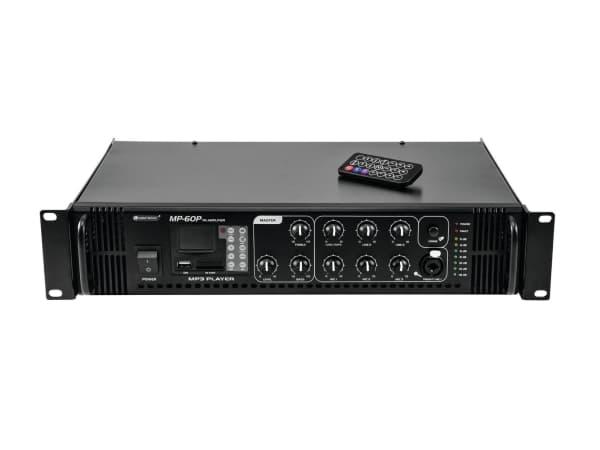 Omnitronic 80709611, 60 W, A/B, 0,5%, 85 dB, 80 - 14000 Hz, Klemmer