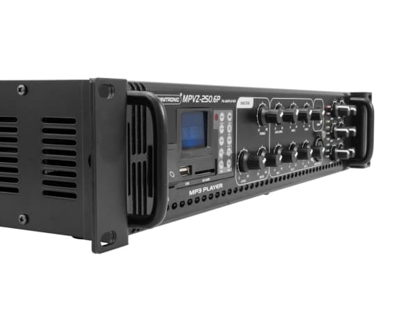 Omnitronic 80709787, 250 W, 0,5%, 75 dB, 250 W, 80 - 16000 hz, Klämplintar
