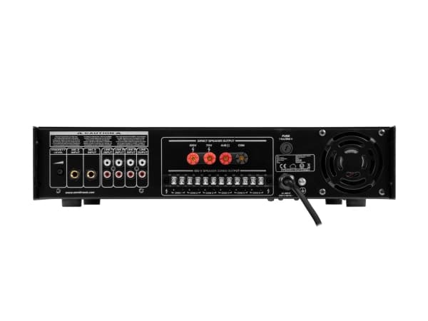 Omnitronic 80709787, 250 W, 0,5%, 75 dB, 250 W, 80 - 16000 hz, Klämplintar