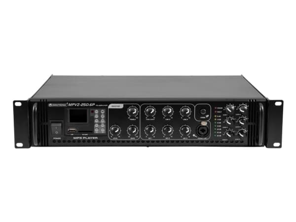 Omnitronic 80709787, 250 W, 0,5%, 75 dB, 250 W, 80 - 16000 hz, Klämplintar
