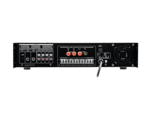 Omnitronic 80709792, 350 W, A/B, 0,5%, 85 dB, 80 - 16000 hz, Klämplintar