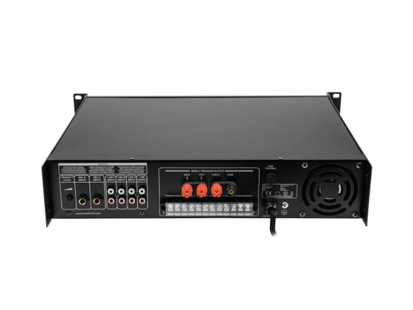 Omnitronic 80709792, 350 W, A/B, 0,5%, 85 dB, 80 - 16000 hz, Klämplintar