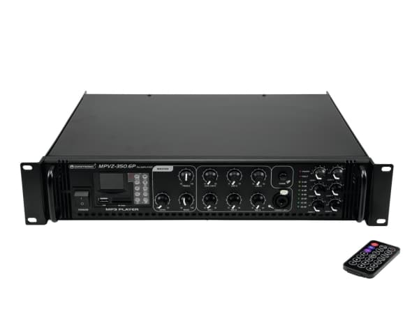 Omnitronic 80709792, 350 W, A/B, 0,5%, 85 dB, 80 - 16000 hz, Klämplintar