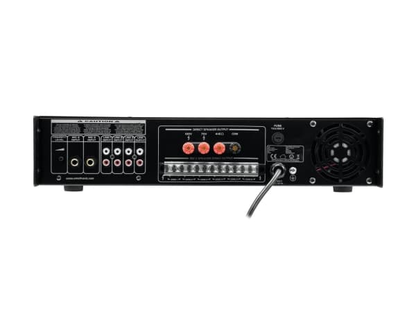 Omnitronic 80709783, 120 W, A/B, 0,5%, 85 dB, 80 - 16000 hz, Klämplintar