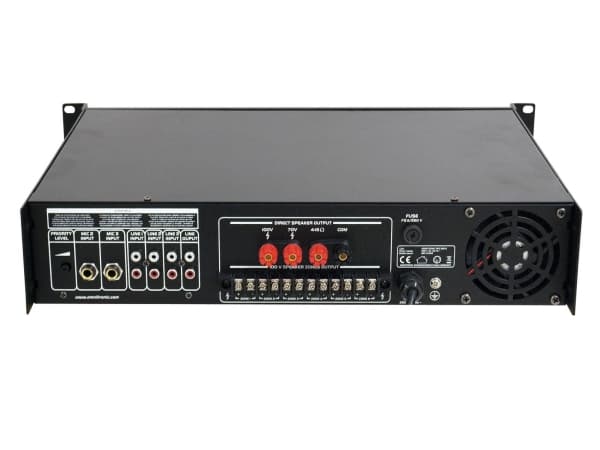 Omnitronic 80709721, 180 W, A/B, 0,5%, 85 dB, 80 - 16000 hz, Klämplintar