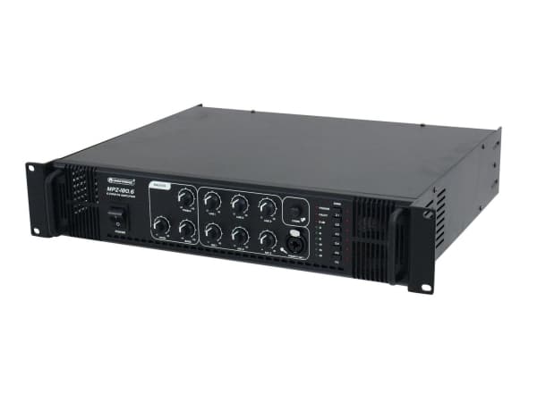 Omnitronic 80709721, 180 W, A/B, 0,5%, 85 dB, 80 - 16000 hz, Klämplintar