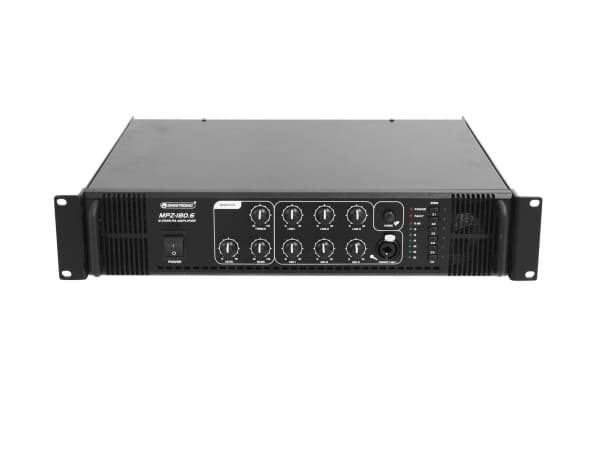 Omnitronic 80709721, 180 W, A/B, 0,5%, 85 dB, 80 - 16000 hz, Klämplintar