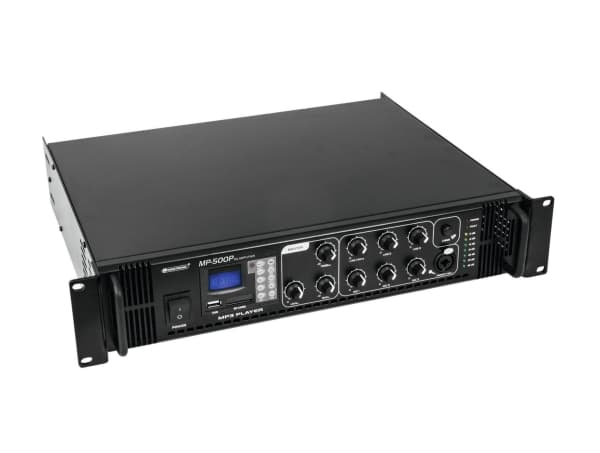 Omnitronic 80709650, 500 W, A/B, 0,5%, 85 dB, 80 - 14000 hz, Klämplintar