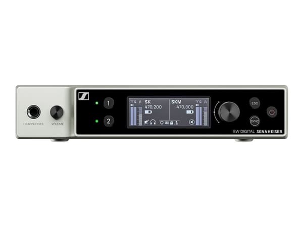 Sennheiser EW-DX EM 2 DANTE (Q1-9) - Trådløs lydmottaker for trådløst mikrofonsystem - 470,2 - 550 MHz