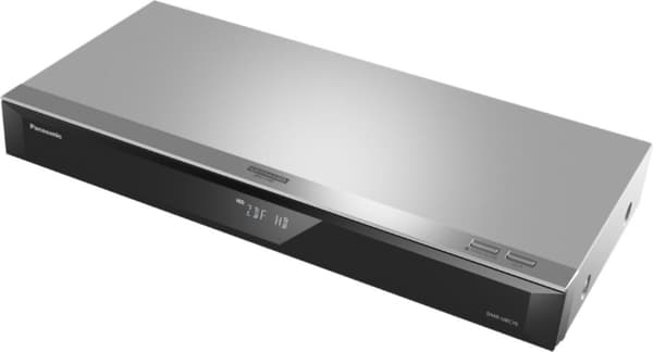 Panasonic DMR-UBC70EGS 4K UHD-uppskalande Blu-ray-spelare och 500 GB HD-set-top-box, silver