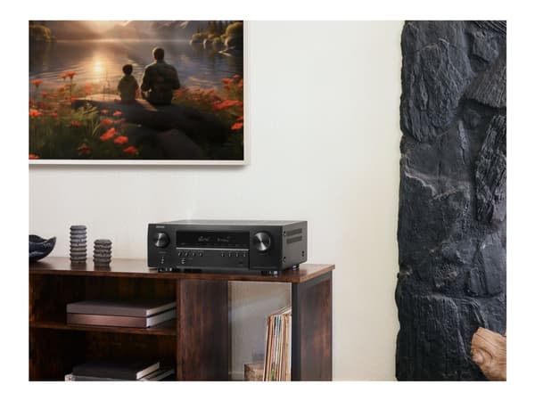 Denon AVR-S670H - AV-nettverksmottaker - 8K - 60 fps - HDR - 5.2 kanaler - 5 x 75 watt - svart