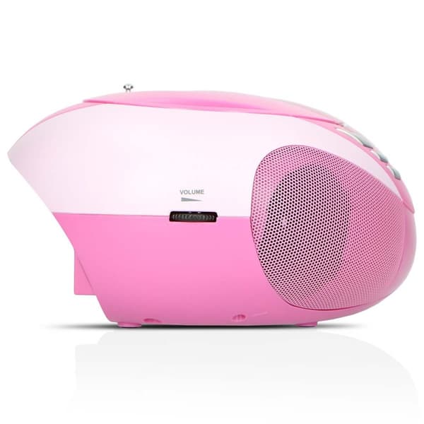 Lenco SCD-37 USB Pink Portable FM Radio CD and USB player Pink
