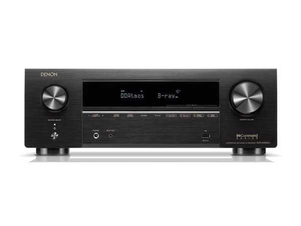 Denon kotiteatterivastaanotin, 7x145 watin maksimimusiikkiteho, Dolby Atmos, DTS:X, Hi-Res Audio, AirPla (AVRX1800HBKE2)