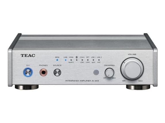 Teac AI-303 stereo amplifier, silver