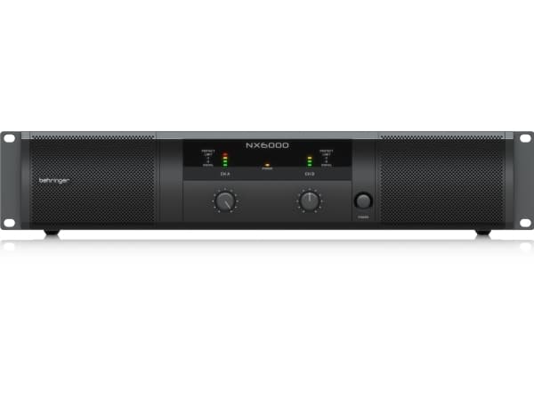 Behringer NX6000, 2,0 kanavaa, 3000 W, D, 48 dB, 4 ohmia (O), 8 ohmia (O)