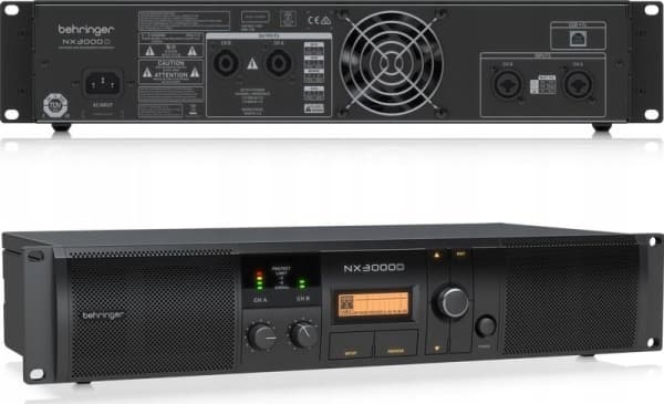 Behringer NX3000D, 1500 W, D, 1500 W, 900 W, 20 - 20000 Hz, XLR / 1/4" TRS