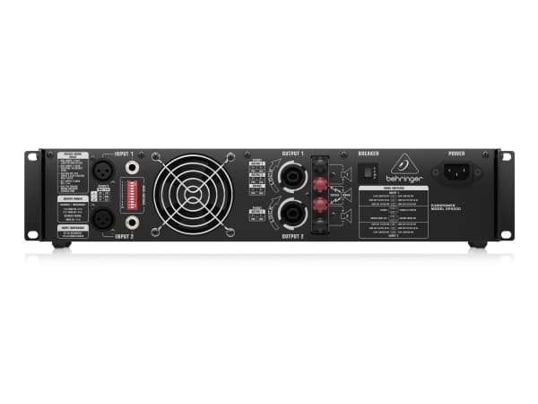 Behringer asd, 4000 W, 0,02%, 34 dB, 20000 ohm (O), 20 - 20000 Hz, 1/4"