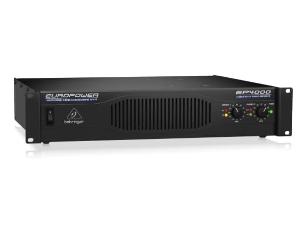 Behringer asd, 4000 W, 0,02%, 34 dB, 20000 ohm (O), 20 - 20000 Hz, 1/4"