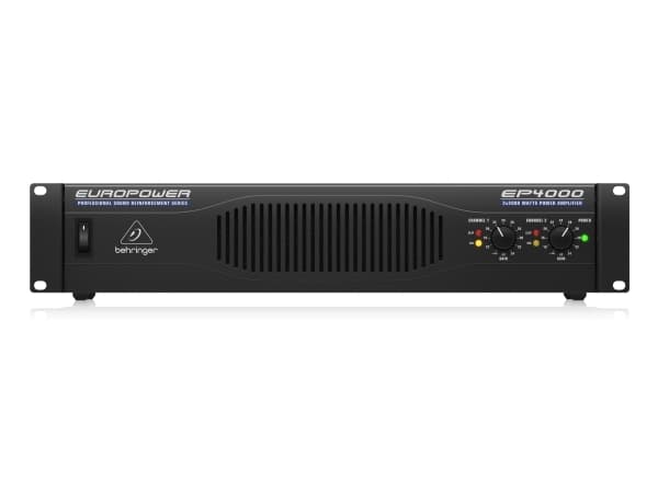 Behringer asd, 4000 W, 0,02%, 34 dB, 20000 ohm (O), 20 - 20000 Hz, 1/4"