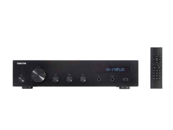 Fonestar AS170PLUS, 2.0 kanavaa, 85 dB, 80 W, 160 W, 20 - 20000 Hz, Banaaniliitin/Binding posts -liitin