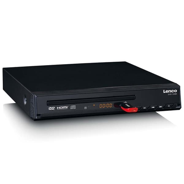 Lenco DVD-spelare med HDMI och fjärrkontroll Svart