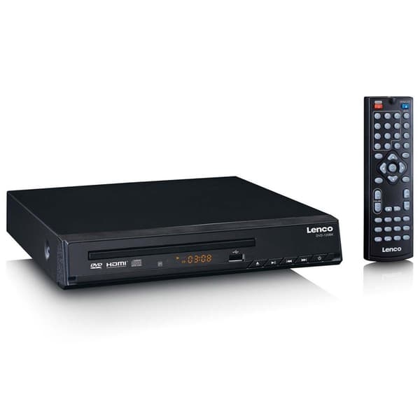 Lenco DVD-spelare med HDMI och fjärrkontroll Svart