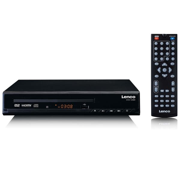 Lenco DVD-spelare med HDMI och fjärrkontroll Svart