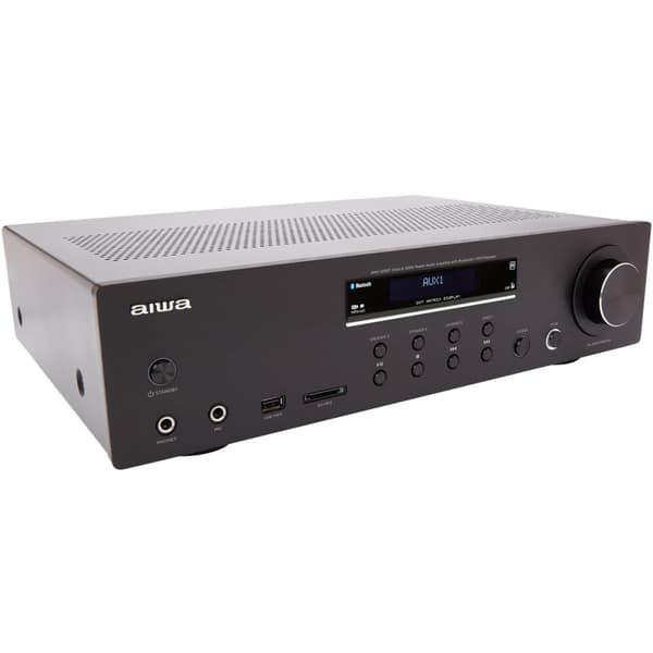 AIWA Förstärkare med Bluetooth 2 x 60 Watt RMS Svart