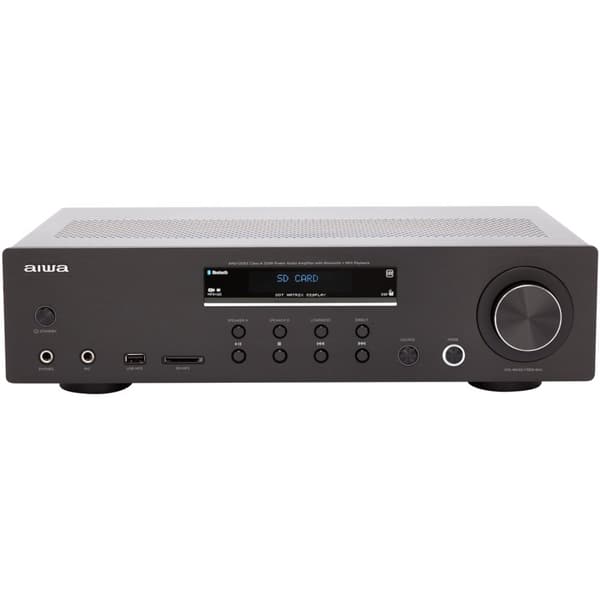 AIWA Förstärkare med Bluetooth 2 x 60 Watt RMS Svart