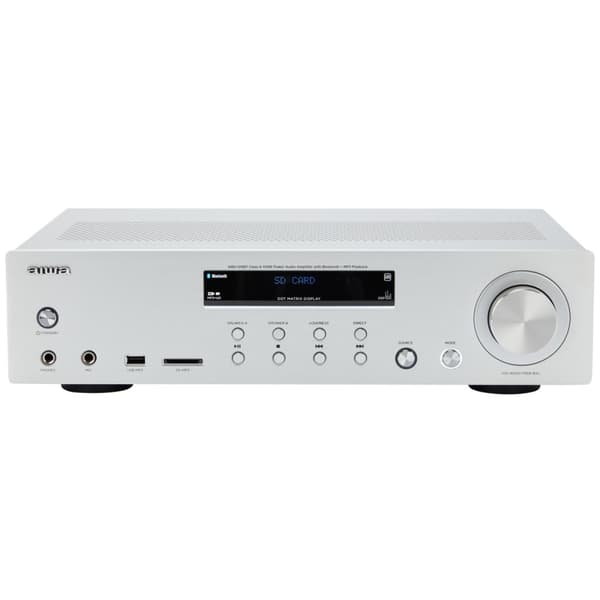 AIWA Förstärkare med Bluetooth 2 x 60 Watt RMS Silver