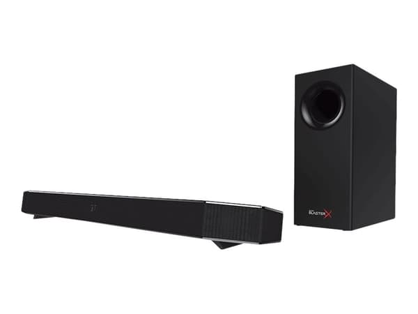 Creative Sound BlasterX Katana - äänentoistolaite - PC:lle - 2.1-kanava - trådløs - Bluetooth - 75 Watt (Total)