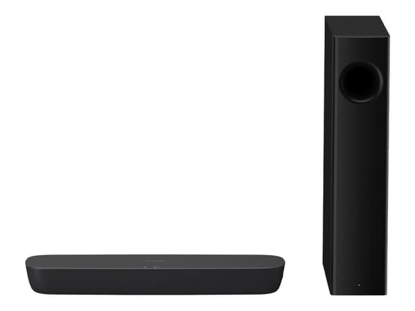 Panasonic SC-HTB254 - Soundbar - för hemmabio - 2.1-kanals - trådlös - Bluetooth - 120 Watt (Total)