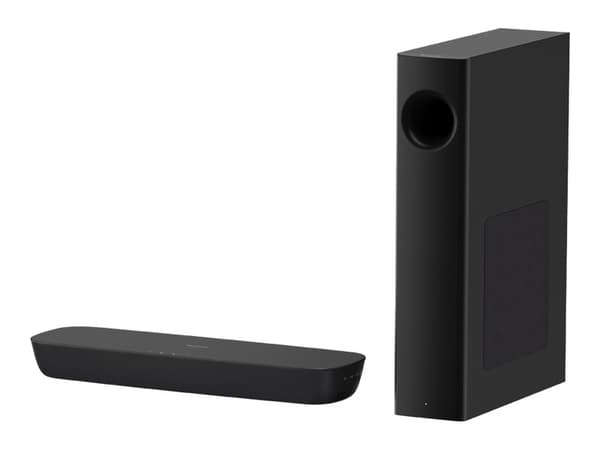Panasonic SC-HTB254 - Soundbar - för hemmabio - 2.1-kanals - trådlös - Bluetooth - 120 Watt (Total)