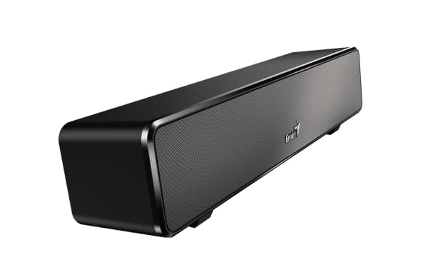 Genius USB SoundBar 100, 2.0 kanaler, 6 W, 6 W, 3 O, 5,08 cm (2"), Svart