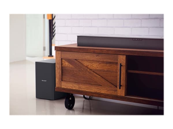 Sharp HT-SBW182 - Soundbar - för hemmabio - 2.1-kanals - trådlös - Bluetooth