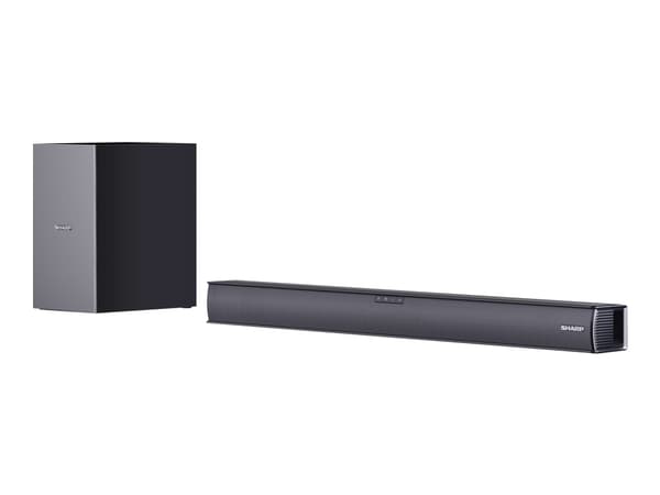 Sharp HT-SBW182 - Soundbar - för hemmabio - 2.1-kanals - trådlös - Bluetooth