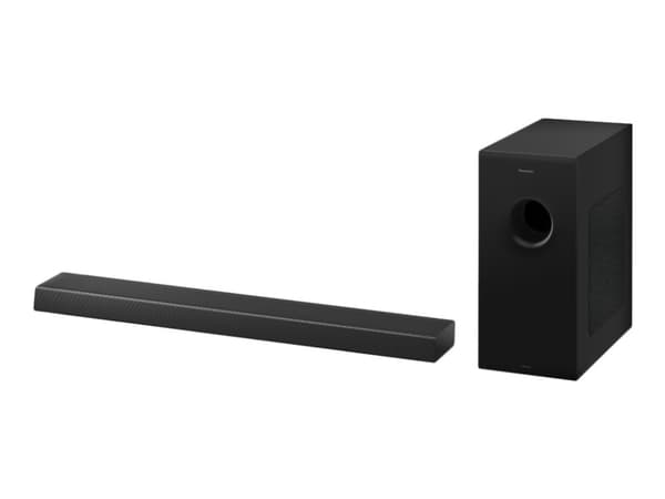 Panasonic SC-HTB600 - Lydplankesystem - for hjemmeteater - 2,1 kanaler - trådløs - Bluetooth - Appstyrt - 360 watt (Total) - svart