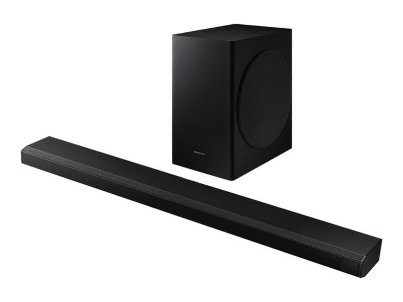 Samsung HW-Q70T - Lydplankesystem - for TV - 3.1.2-kanal - trådløs - Wi-Fi, Bluetooth - Appstyrt - 330 watt (Total) - svart